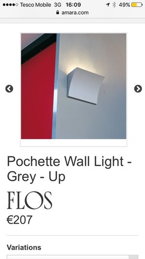 Brand New In Box Flos Wall Light