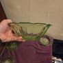 Antique Uranium Glass Dessert Bowl Collection Image 10