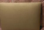 FREE Wall Mounted Fabric Headboard Double Lime Green.