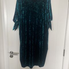 Designer Crushed Velvet Dress