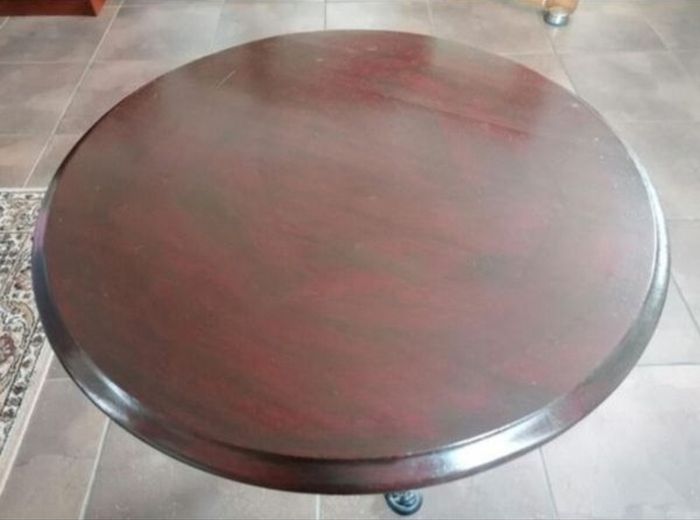 Cast Iron Solid Wood Table