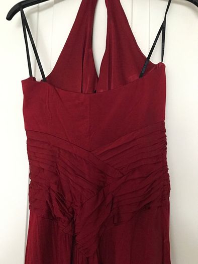 Maxi Dress Maroon size 8 - RRPP E295 Laundry by Shelly Segal
