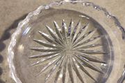 Lovely Flat Crystal Dish As Trinklt Dish.