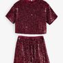 BNWT NEXT Red sequin 2 piece sets Image 2