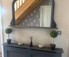 Mirror and radiator cover
