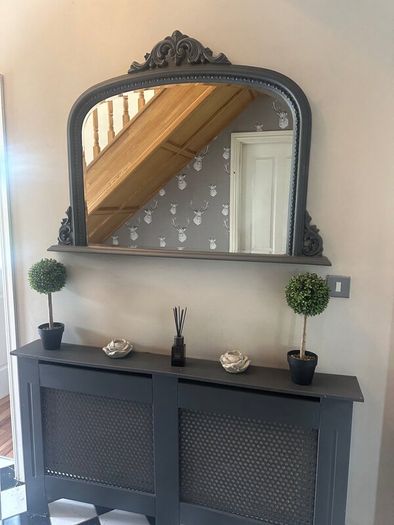 Mirror and radiator cover