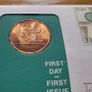 1966 First Day First Issue Ireland Bronze Penny Image 2