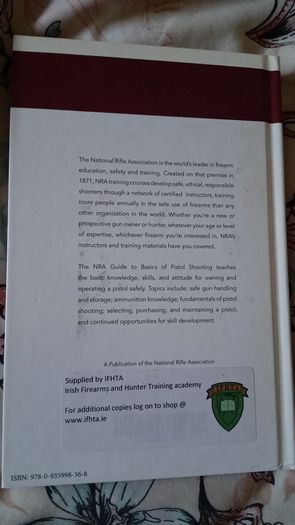 NRA Basics of Pistol Shooting Gun safety Pistol Training Manual