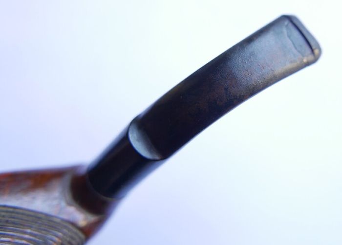 Vintage Real Briar Carved Wood  Smokers Pipe
