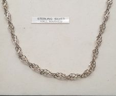 silver necklace
