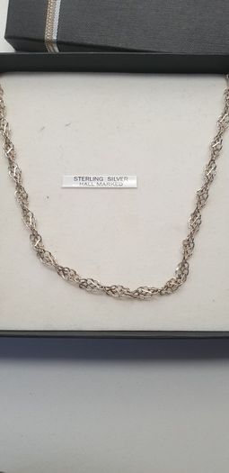 silver necklace
