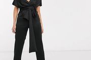 Scuba off the shoulder jumpsuit