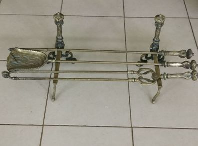 Old Gothic Brass companion set