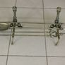 Old Gothic Brass companion set Image 5