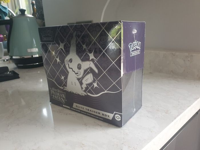 Pokemon Scarlett & Violet Paldean Fates Elite Trainer Box New Sealed