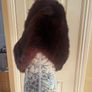 Coast Faux Fur Stole / Shrug - Burgundy - Size S/M Image 2