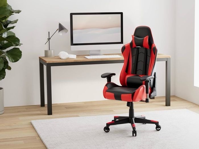 Gaming chair Black and red totally adjustable