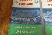 England Football programmes 1959