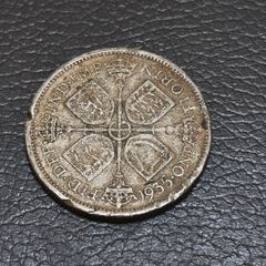 1935 George V Florin 2 Shillings 50% Silver Coin