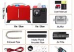 Portable Diesel Heater 12V  8kw All In One Diesel Heater LCD for Garage Similar Websato Eberspacher Heating Fan Air Heater