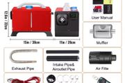 Portable Diesel Heater 12V  8kw All In One Diesel Heater LCD for Garage Similar Websato Eberspacher Heating Fan Air Heater