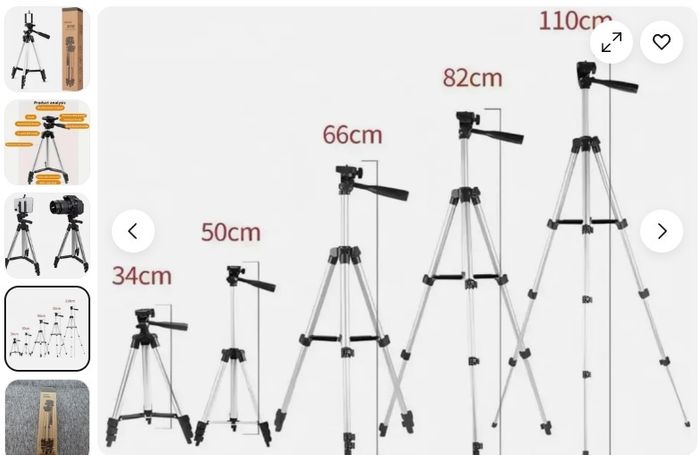 Oberon OR-3110 / Tripod 3110 Camera Tripod 102cm New 15euro