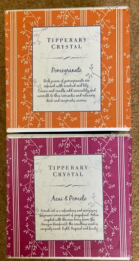 2 Tipperary Crystal Candles BNIB