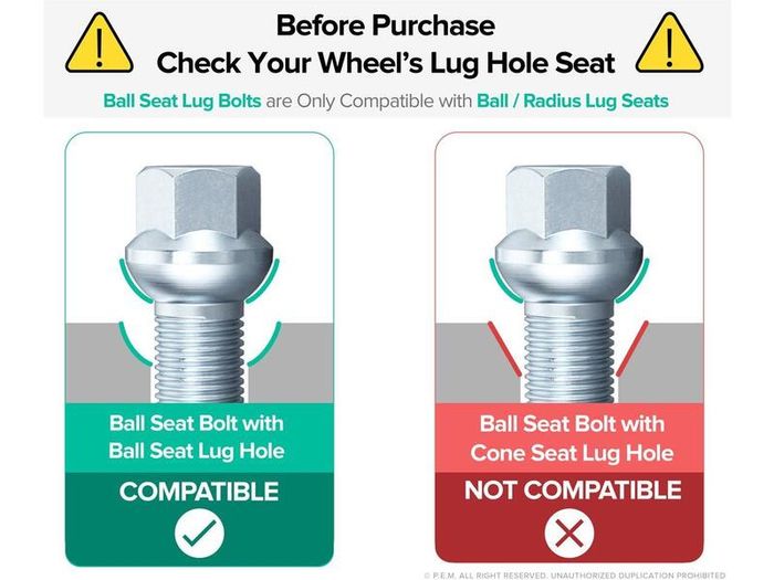 10 x New 47mm Extended Bolts Fit Audi, VW, Seat, Skoda M14x1.5 (BC, BCB) Delivery
