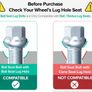 10 x New 47mm Extended Bolts Fit Audi, VW, Seat, Skoda M14x1.5 (BC, BCB) Delivery Image 2