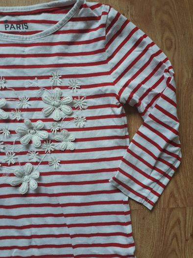 "F&F" Stripy Top. Age 11-12