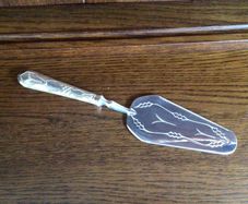 Vintage silverplated italian cake slice server