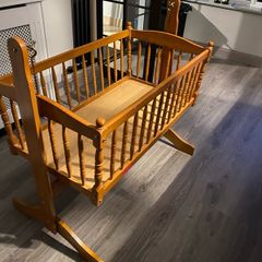 Wooden babies crib