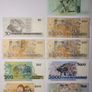 BRAZIL 1-5000 Cruzeiros 1990-1993 UNC 9notes Image 2