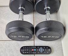 brand new 2x12.5kilo dumbbells