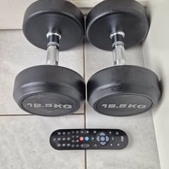 brand new 2x12.5kilo dumbbells