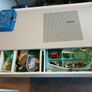 kids table:  DUNDRA Activity table with storage, white/grey Image 2
