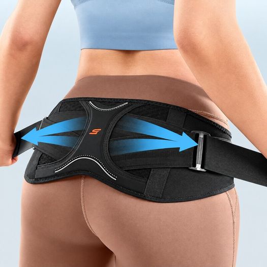 Sacroiliac Support Belt SI Joint Pain Relief Removable 3D Pressure Pad Non Slip  M