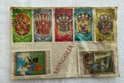 Mongolian stamps collection