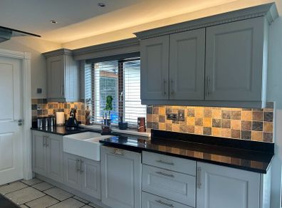 Kitchen Painted Solid Oak