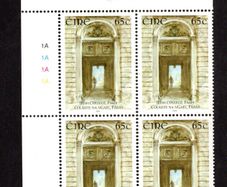 2004 Ireland Irish College Paris Commemorative Stamp Plate 1A1A1A1A Mint Never Hinged (MNH)