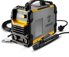 NEW SALE | 220V MMA Welder, 200A ARC Welder Machine IGBT Digital Display LCD Hot Start Welder with Electrode Holder,Work Clamp, Input Power Adapter Cable