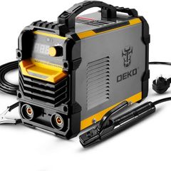 NEW SALE | 220V MMA Welder, 200A ARC Welder Machine IGBT Digital Display LCD Hot Start Welder with Electrode Holder,Work Clamp, Input Power Adapter Cable