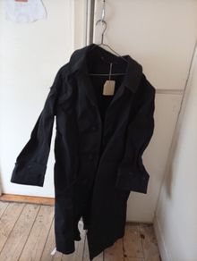 B2. Vintage Obsolete 1960s/1970s Garda Greatcoat. Pre-1987 Bulls-Wool Era (Very stiff)