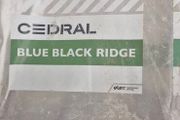 Cedral Blue Black Fibre Cement Roof Ridge Tiles