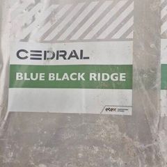 Cedral Blue Black Fibre Cement Roof Ridge Tiles