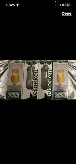 Birra Moretti Sale di mare guinness BLUE moon Pint Glass Beer Limited edition Heineken Stella Bavaria Pint Glasses Beer Heineken carlsberg Pint beer Glass brand new with box