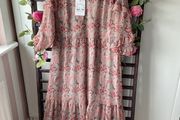 dress Bnwt indie + moi grey pattern long boho style dress T1