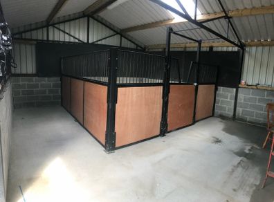 Modular steel stables