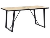 Dining Table Oak 160x80x75 cm MDF