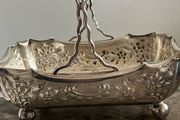 silver plated basket